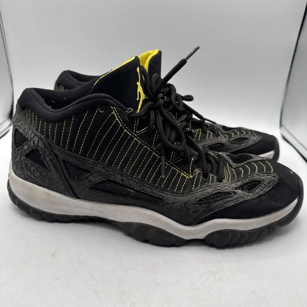 Jordan 11 Retro Low IE Men's Basketball Shoes Size 12 Black Zest 306008-002